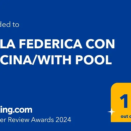 Federica Con Piscina/with Pool Ferienhaus